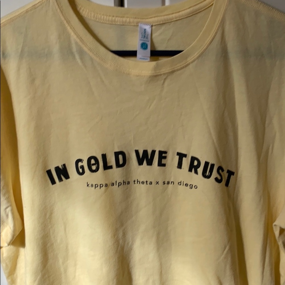 In gold we trust KAO t shirt